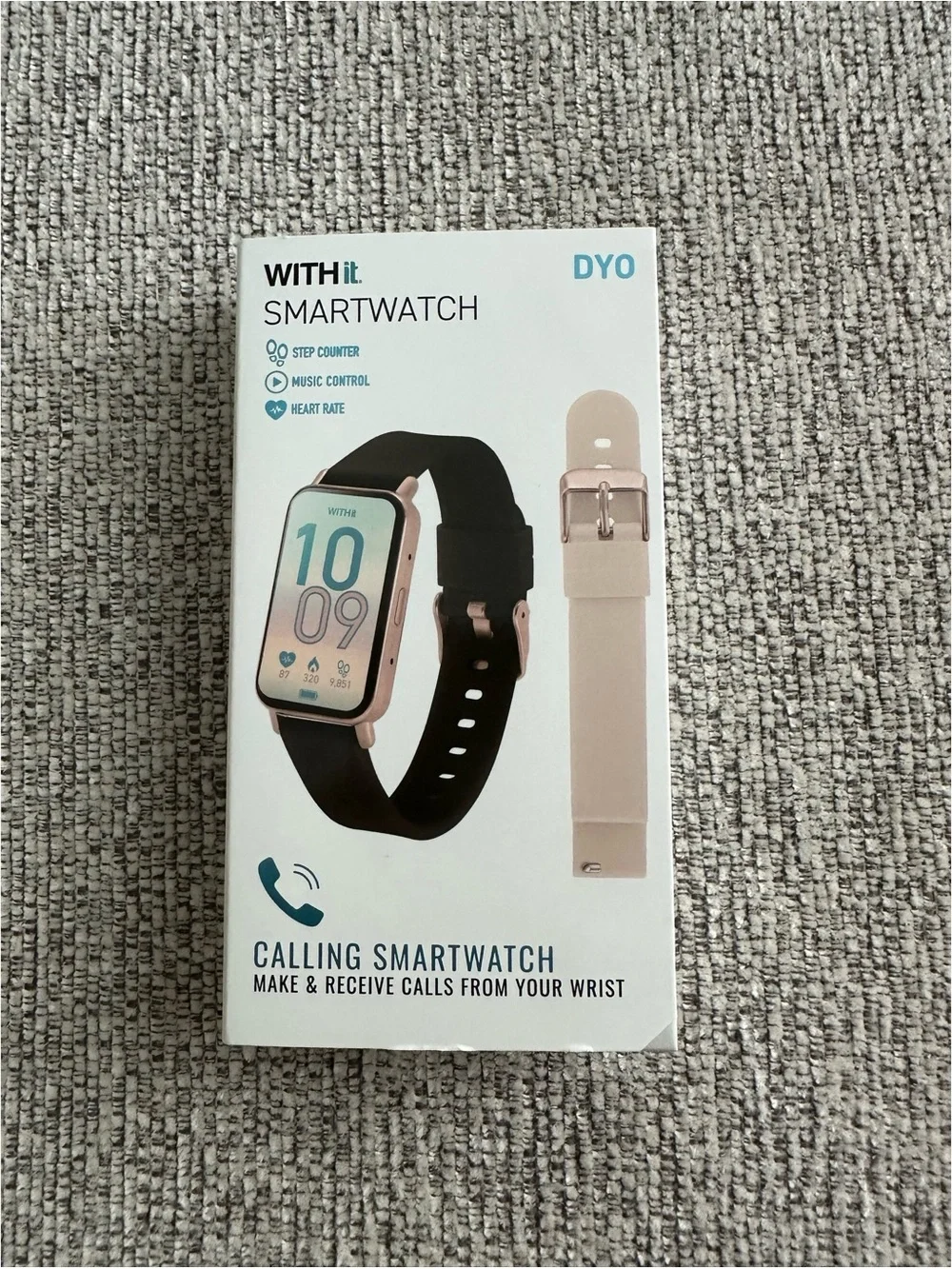 BRAND NEW WITHit DYO Calling Smartwatch with 2 Interchangeable Bands